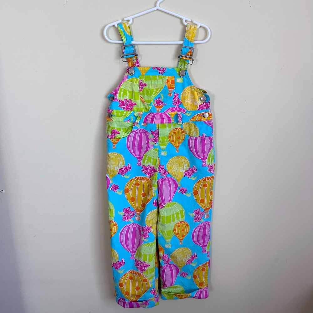 Vintage LP Hot Air Balloon Overalls